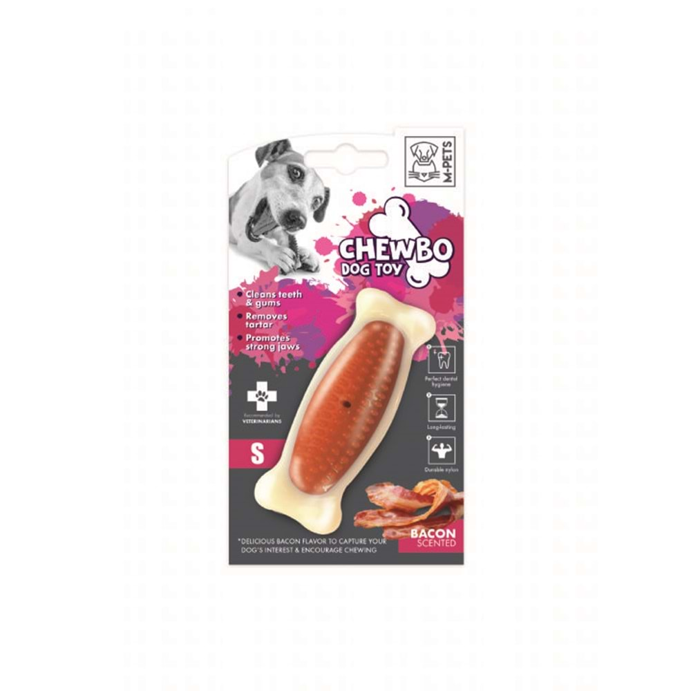 10632610 M-Pets Chewbo Bone Dental Et Aromalı Köpek Oyuncağı (S)