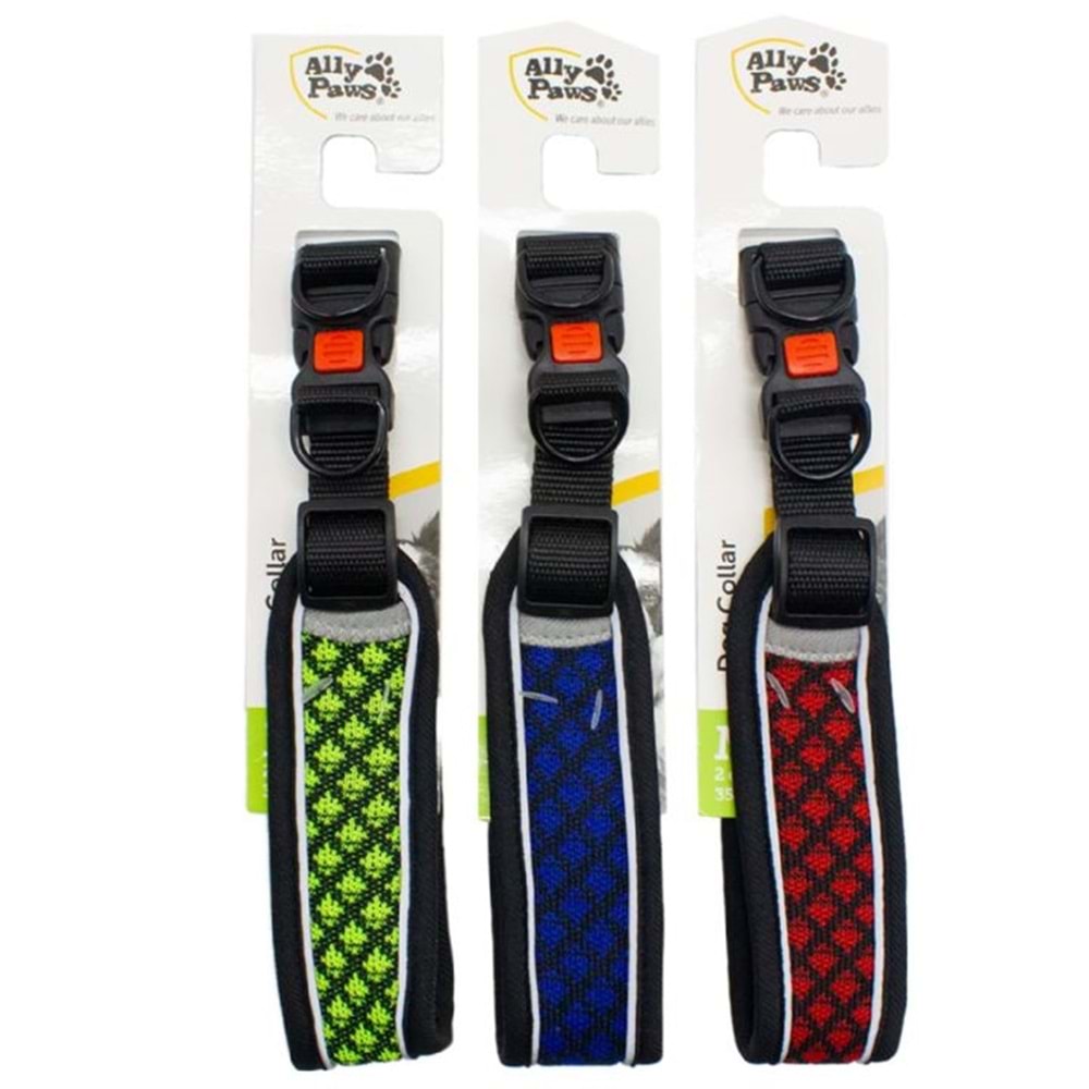 ALLY PAWS DOG COLLAR MEDIUM 2CMX35-50CM