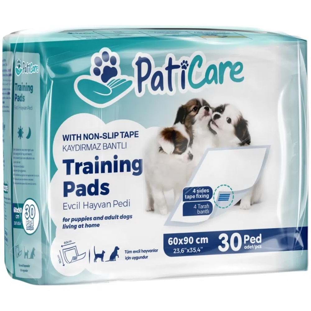 Paticare 60*90 Yapışkanlı Çiş Pedi Mavi 30'Lu