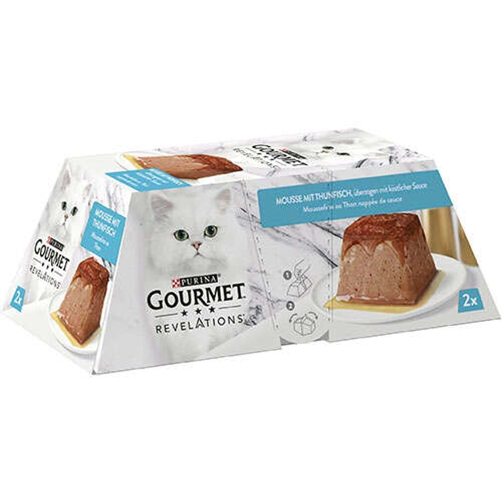 Gourmet Revelations Ton Balıklı Kedi Yaş Maması 2 x 57 Gr