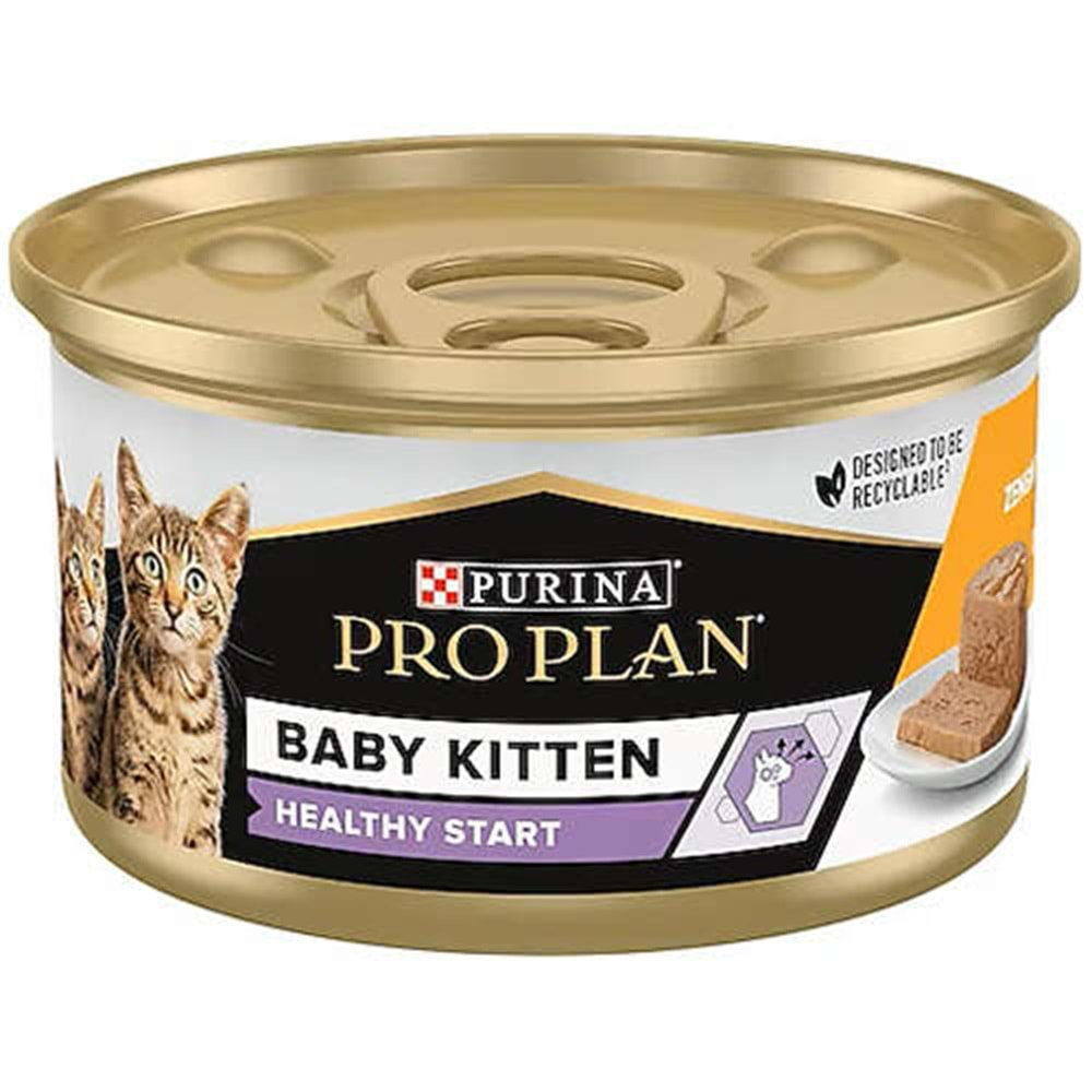 Pro Plan Baby Kitten Tavuklu Konserve 85 Gr