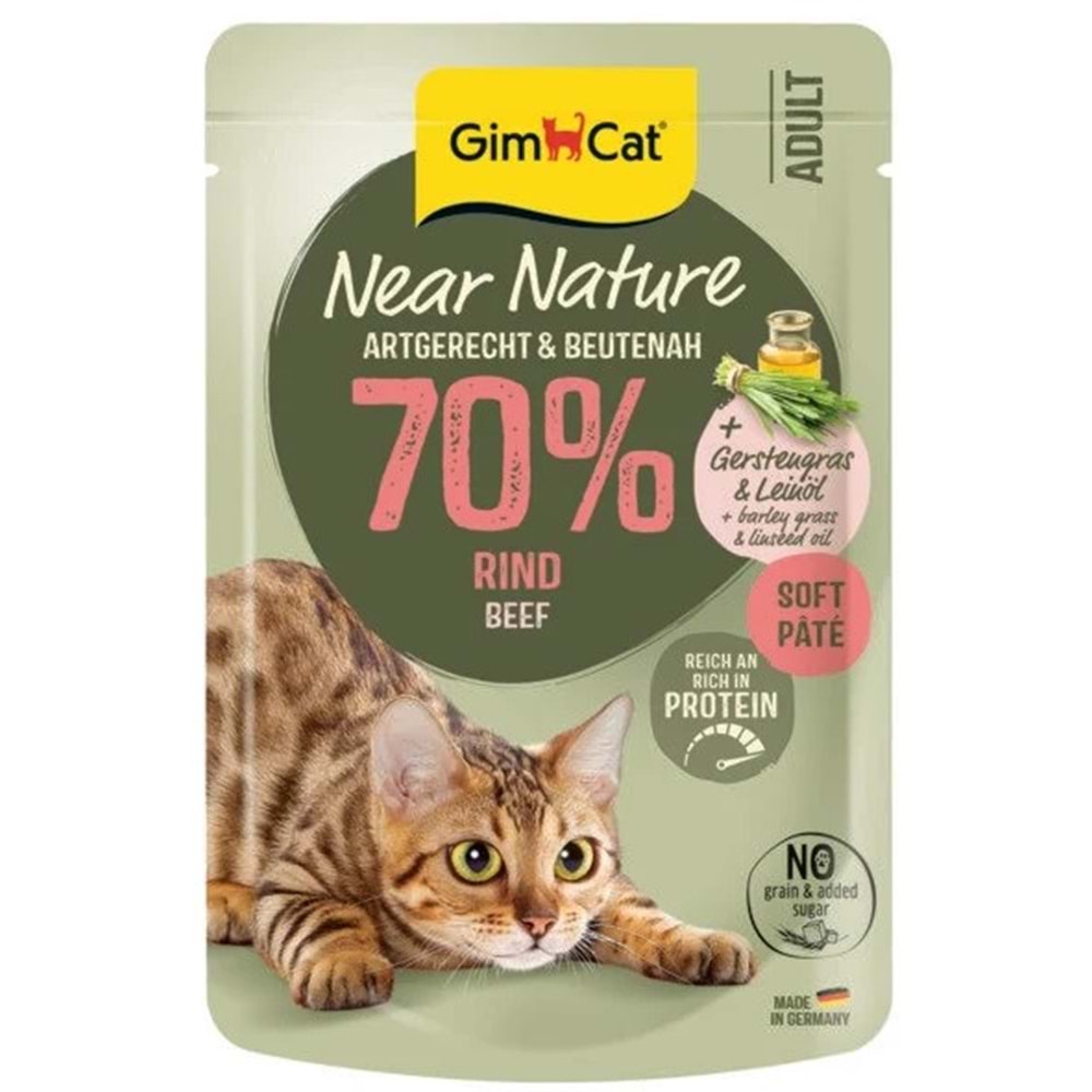 Gimcat Near Nature Sığır Etli 85 Gr