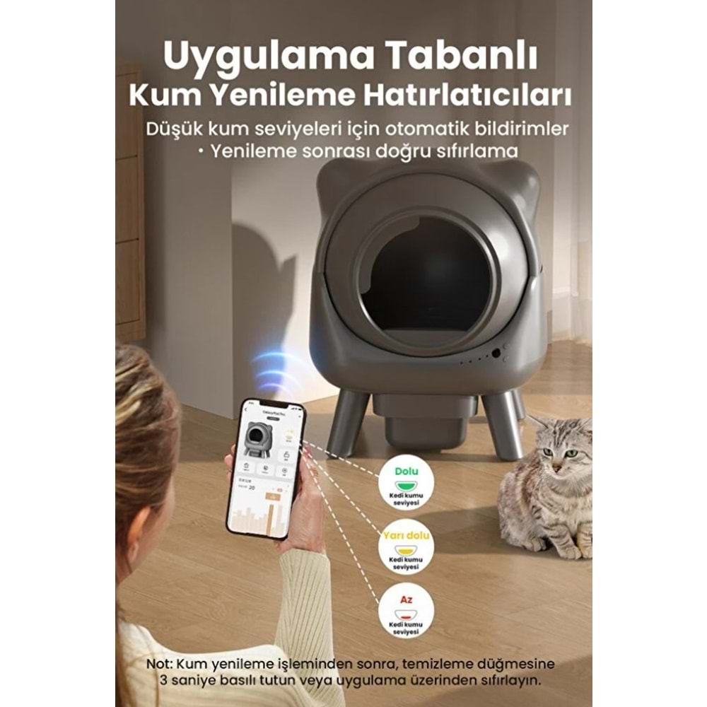 Elspet Otamatik Akıllı Kedi Tuvaleti