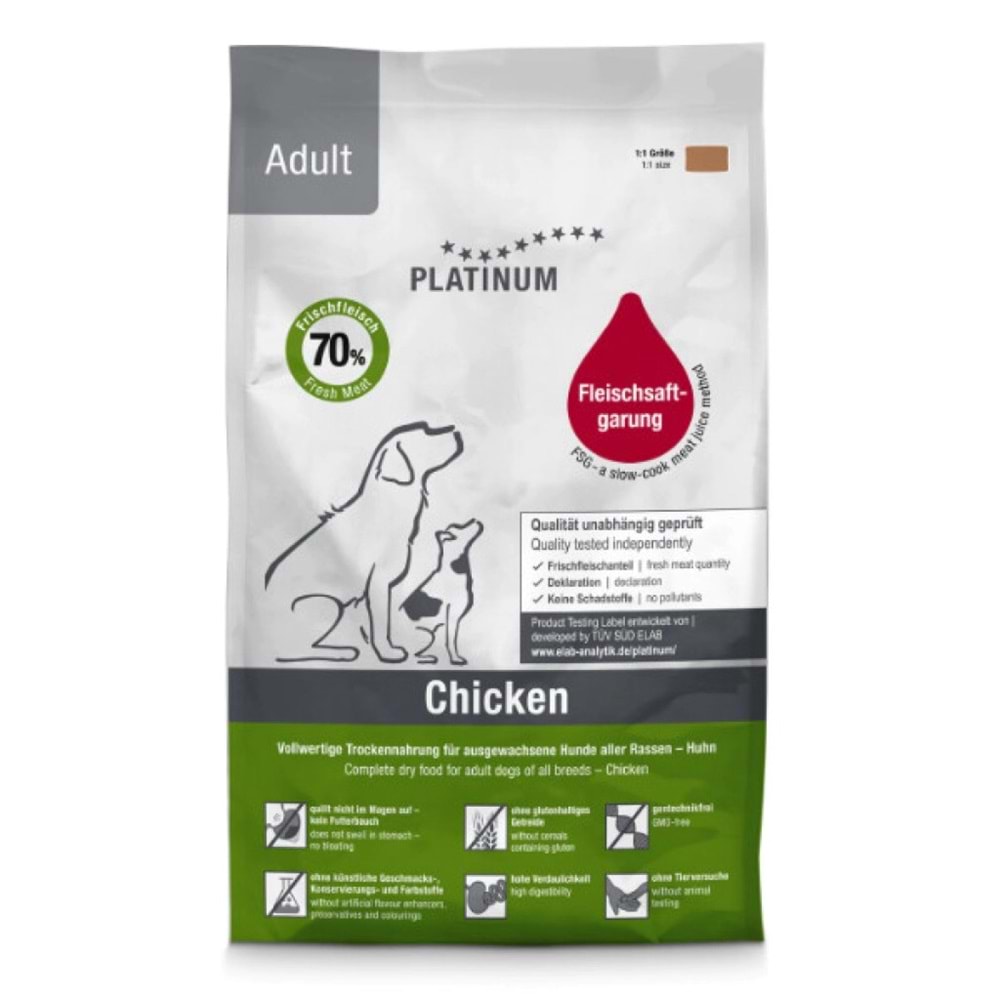 Platinum Yetişkin Tavuklu Köpek Maması 5kg