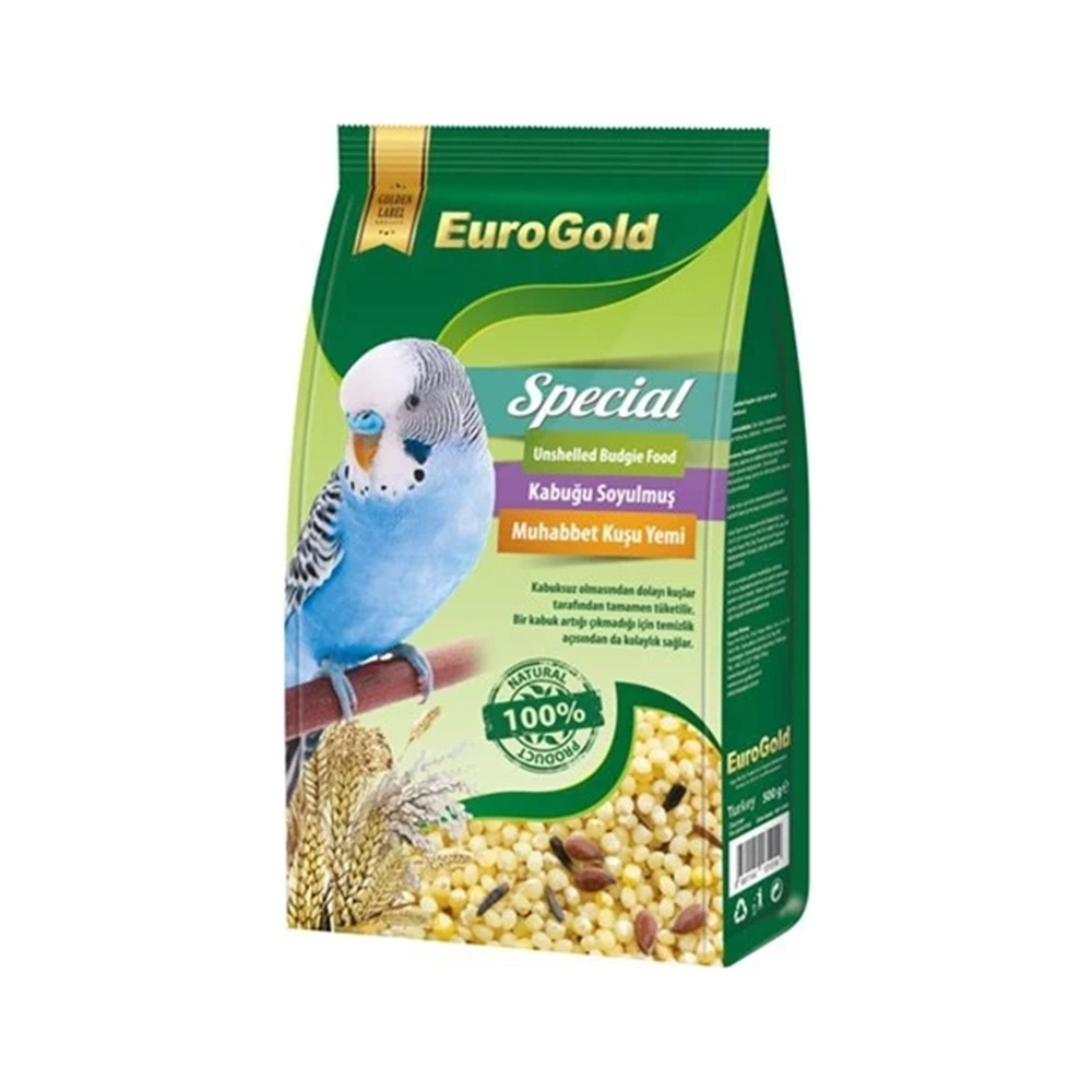 EuroGold Special Kabuksuz Muhabbet Kuşu Yemi 500gr