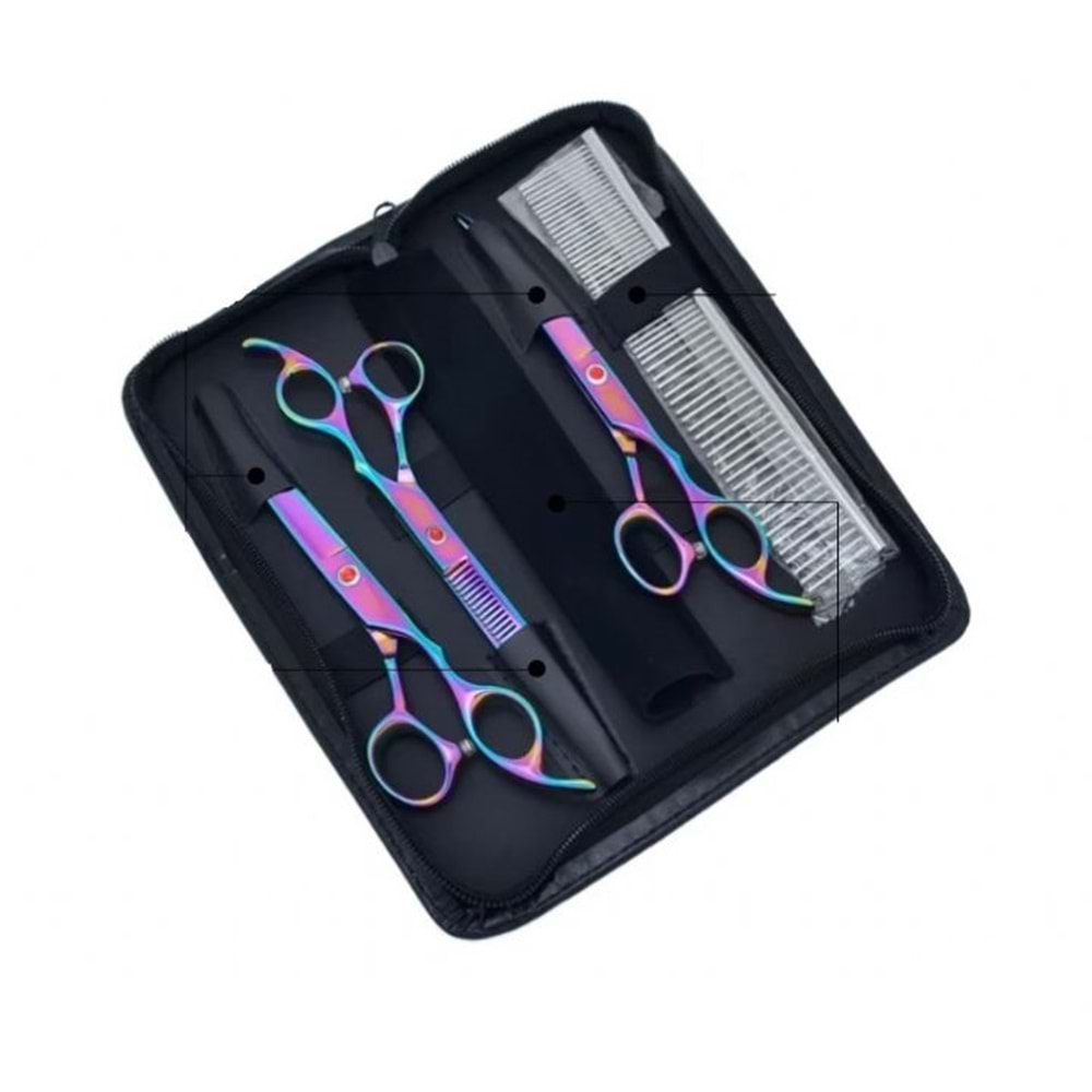 Nunbell Kedi Köpek Traş Makas Seti