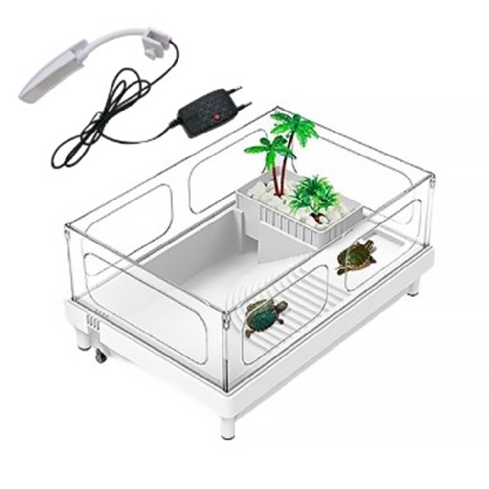 Sobo Plastik Kaplumbağa Bahçesi Lambalı 38x27x18