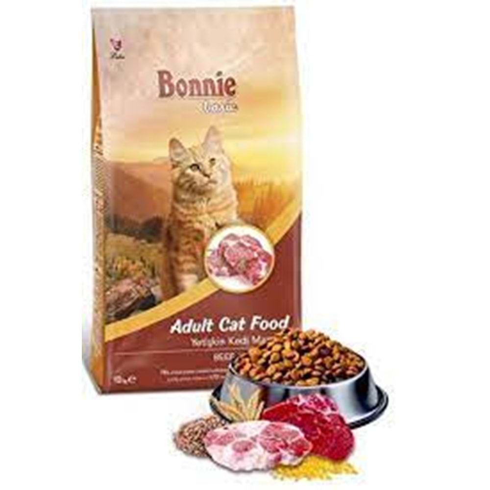 Bonnie Cat Adult Beef 10 Kg