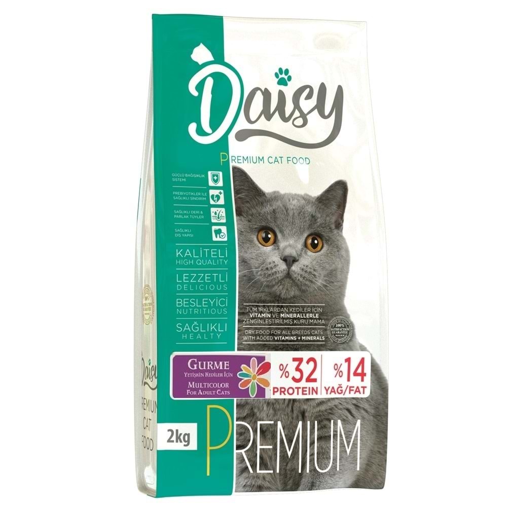 Daisy Premium Multicolor Kedi Maması 2 Kg