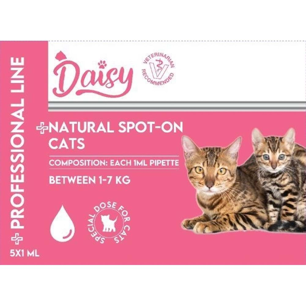 Daisy Kedi Ense Damlası 5*1 ml