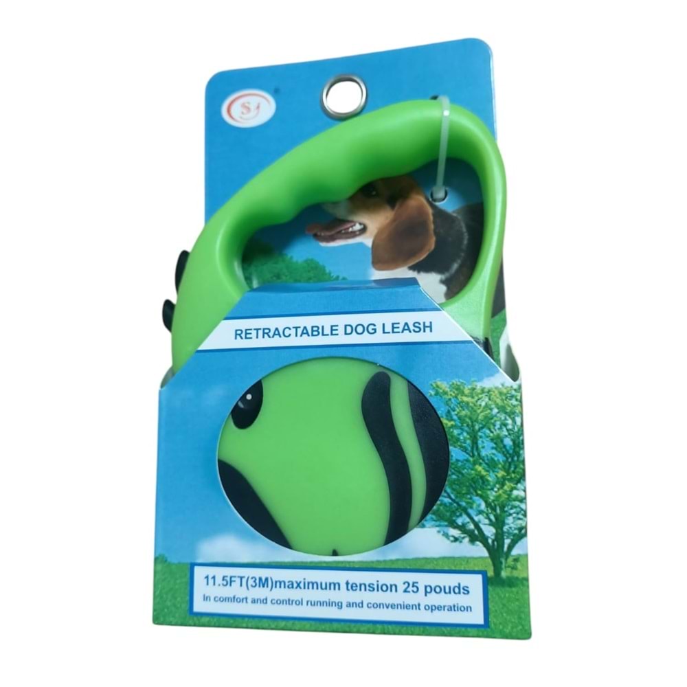 makaralı Uzatma Tasma 3 Metre