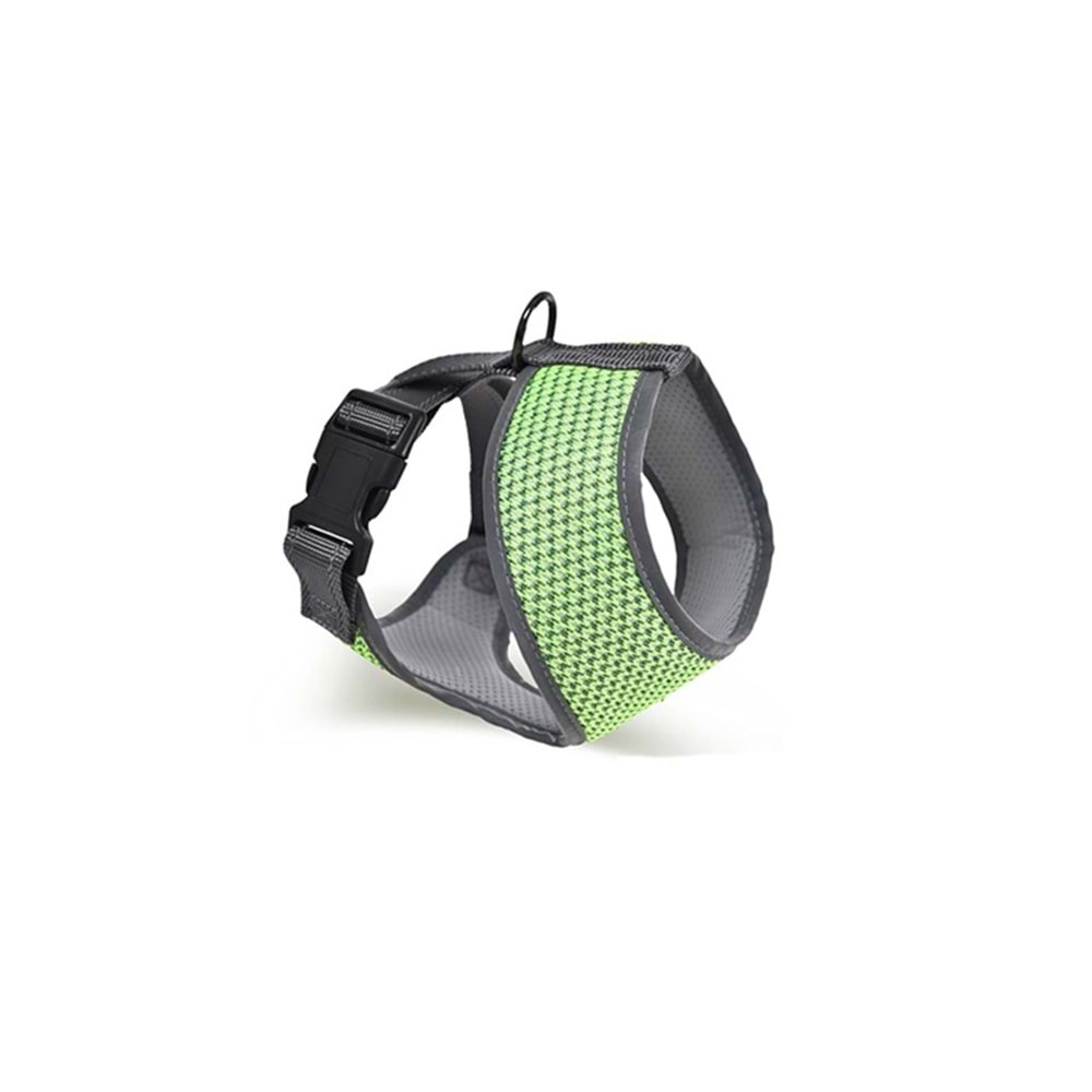 Zampa Finix Köpek Gövde Tasması Yeşil Small 28x34-45 Cm