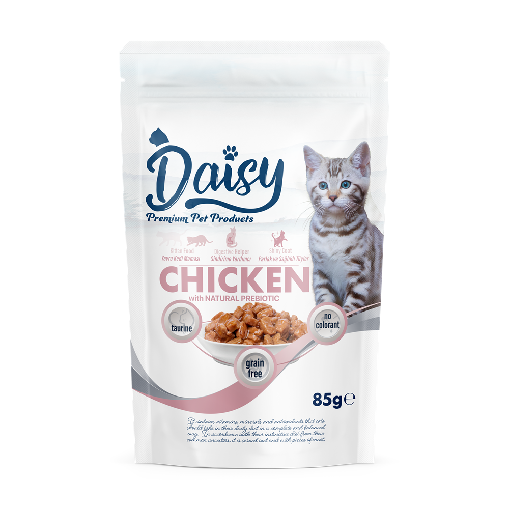 Daisy Tavuk Etli Jöleli Yavru Kedi Maması 85 Gr
