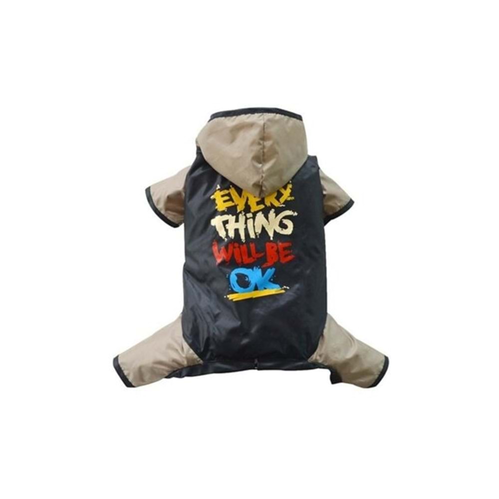 Doggy Dolly Ayaklı Su Geçirmez Yağmurluk Medium