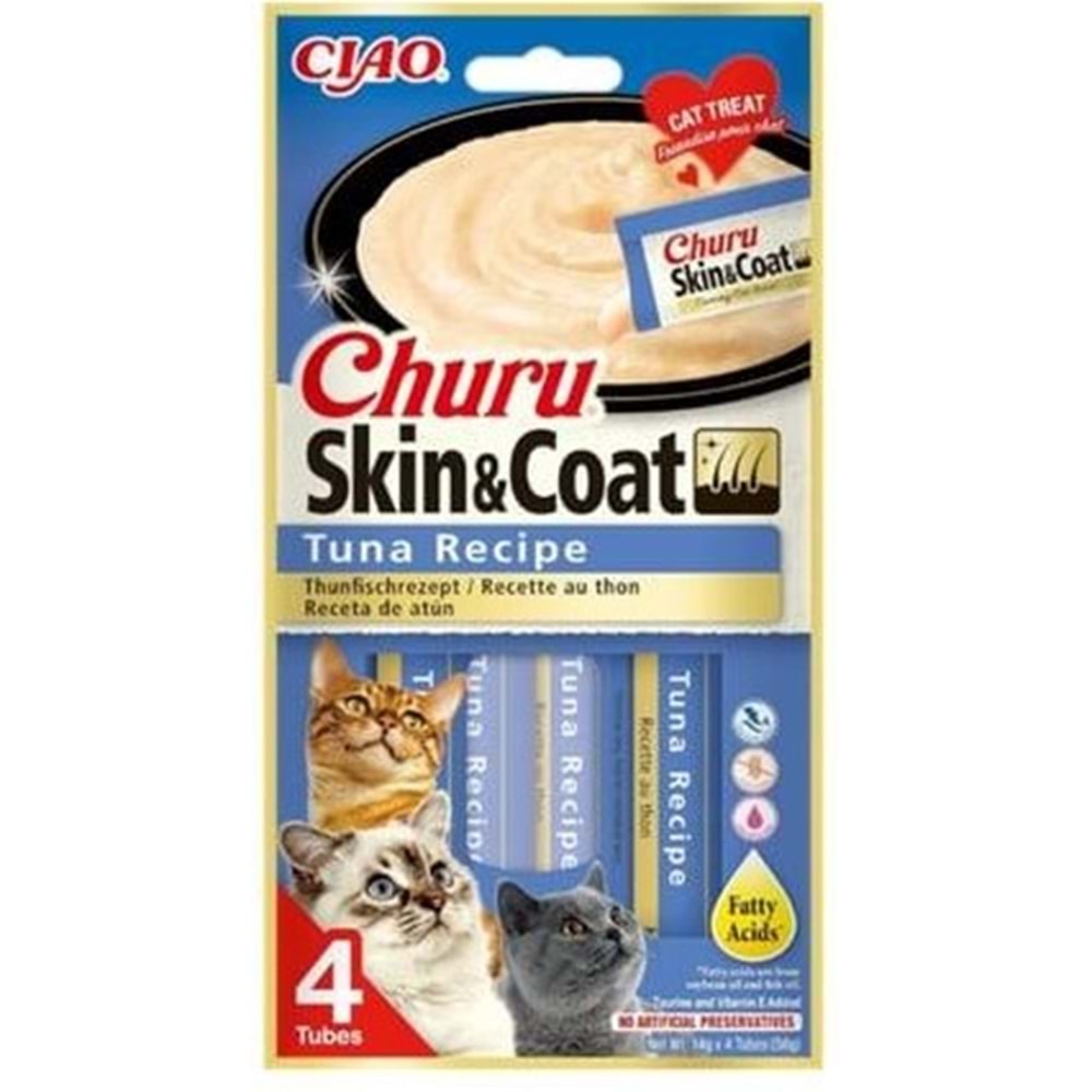 Cıao Churu Skın & Coat Cilt Ve Tüy Sağlığı Ton Balıklı Ödül Maması
