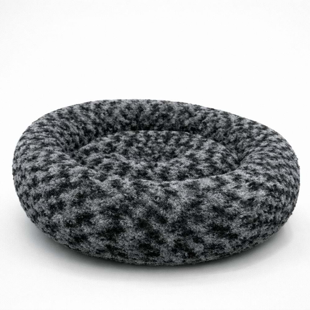 Simit Yatak Peluş Siyah 55*55Cm