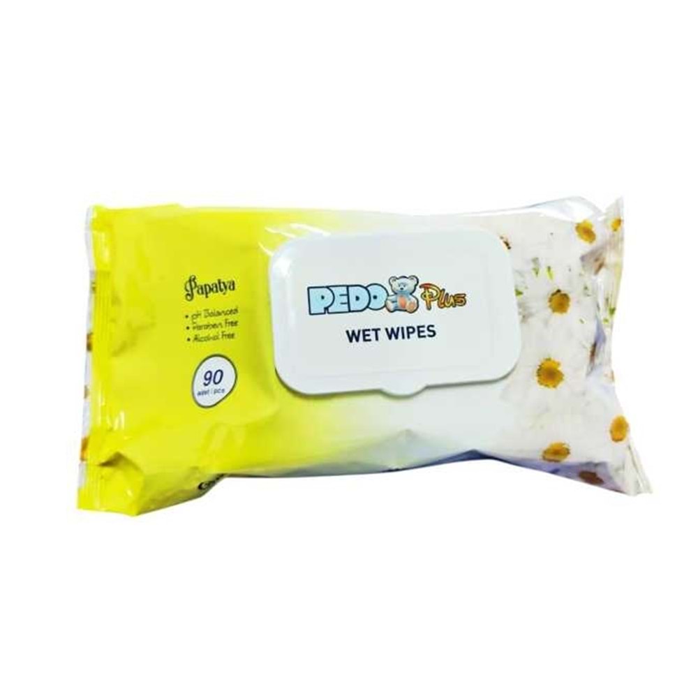 Pedo Kapaklı Islak Mendil Papatya 90 lı