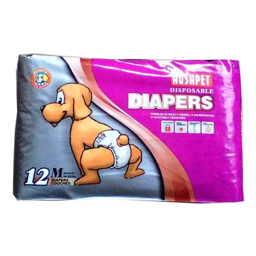 Hushpet Diapers Köpek Çiş Pedi Medium