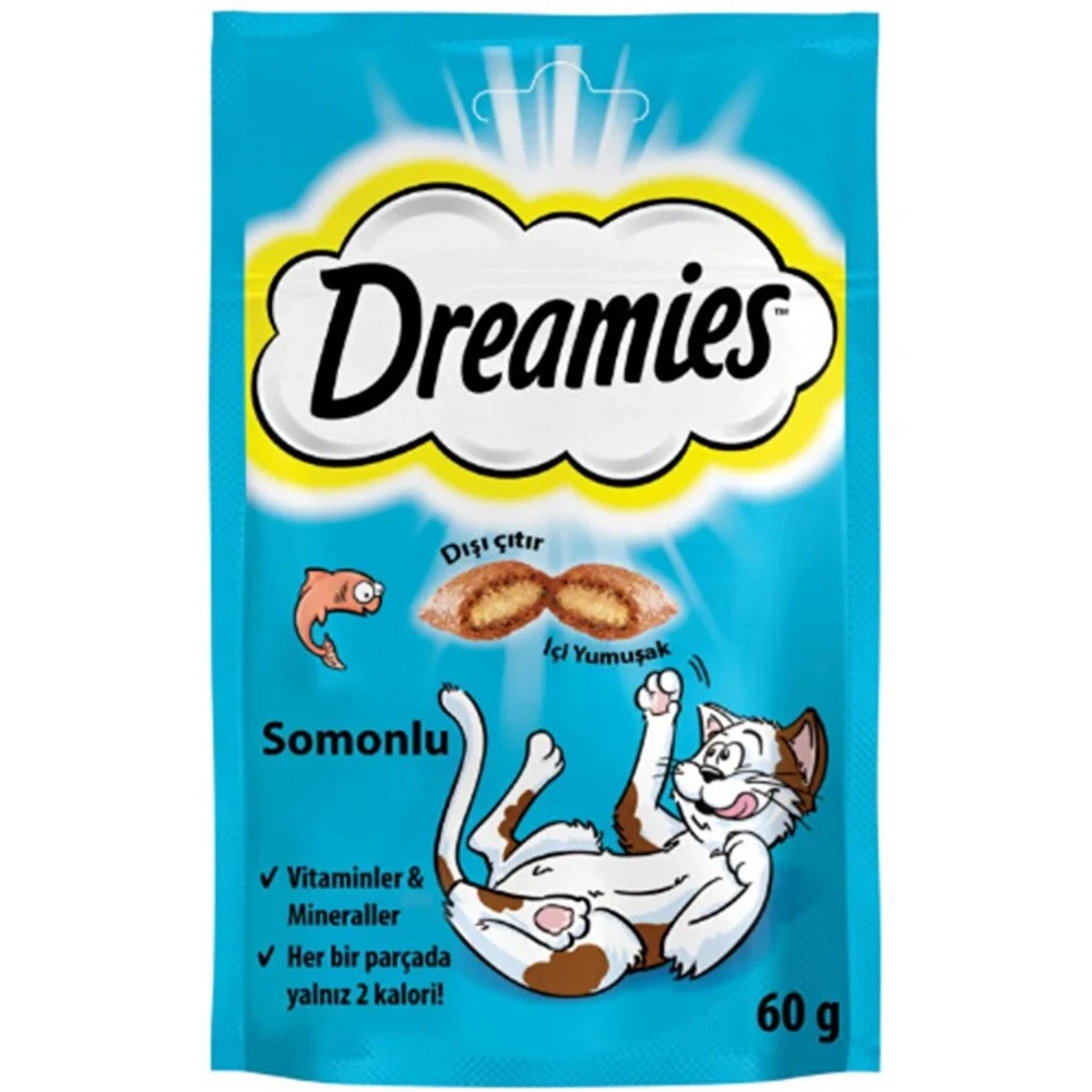 Dreamies Somonlu Kedi Ödül Maması 60 gr