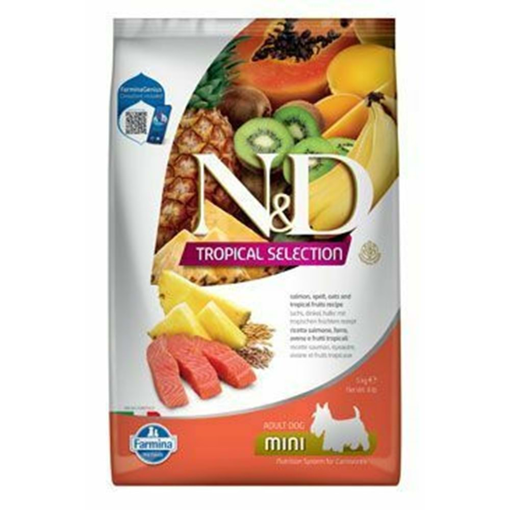 N&D Dog Tropical Selection Salmon Mini Adult 5 Kg