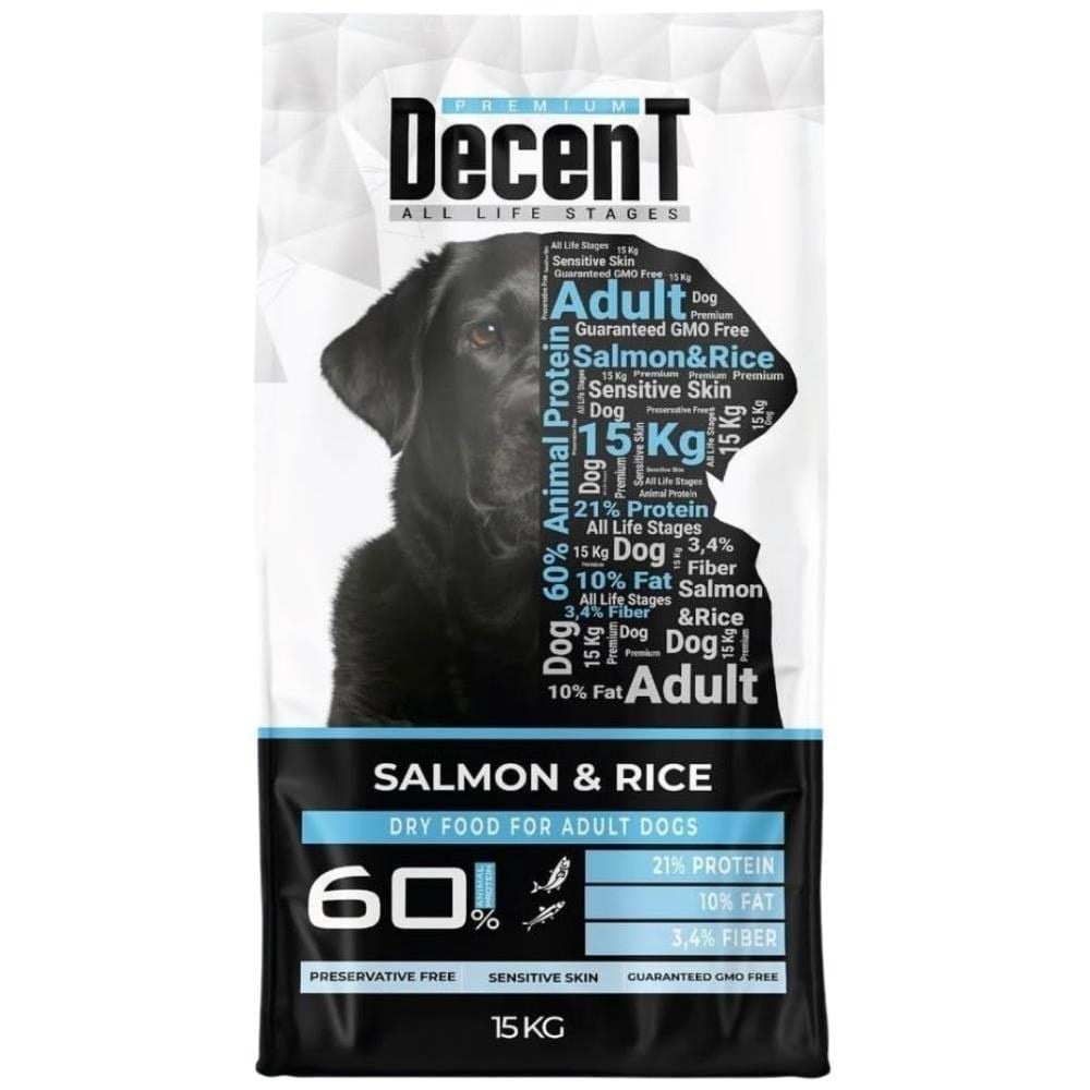 Decent Somonlu Yetişkin Köpek Maması 15kg