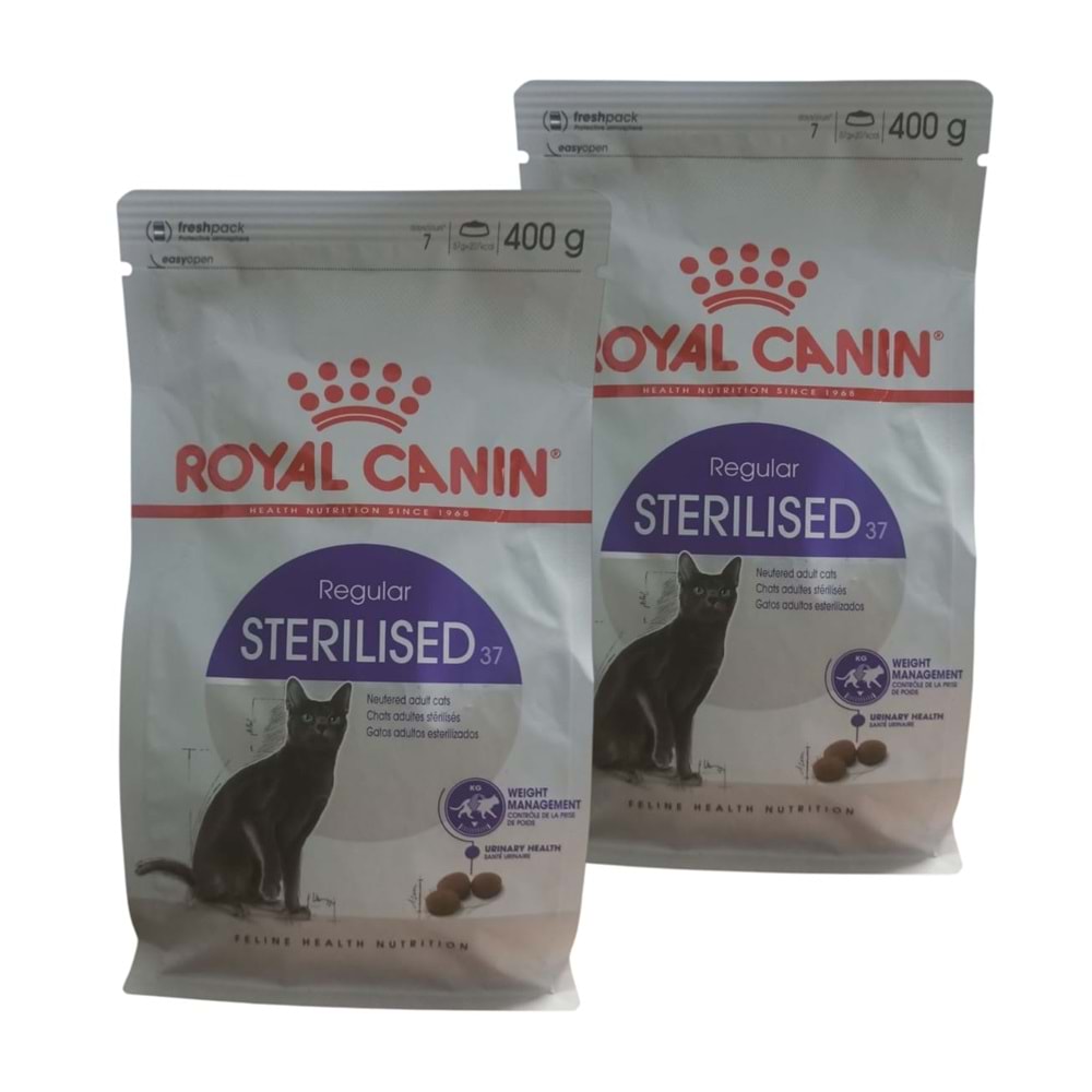 Royal Canin Bundle Sterilised 37 Kısır Kedi Maması 400gr+400gr Paket