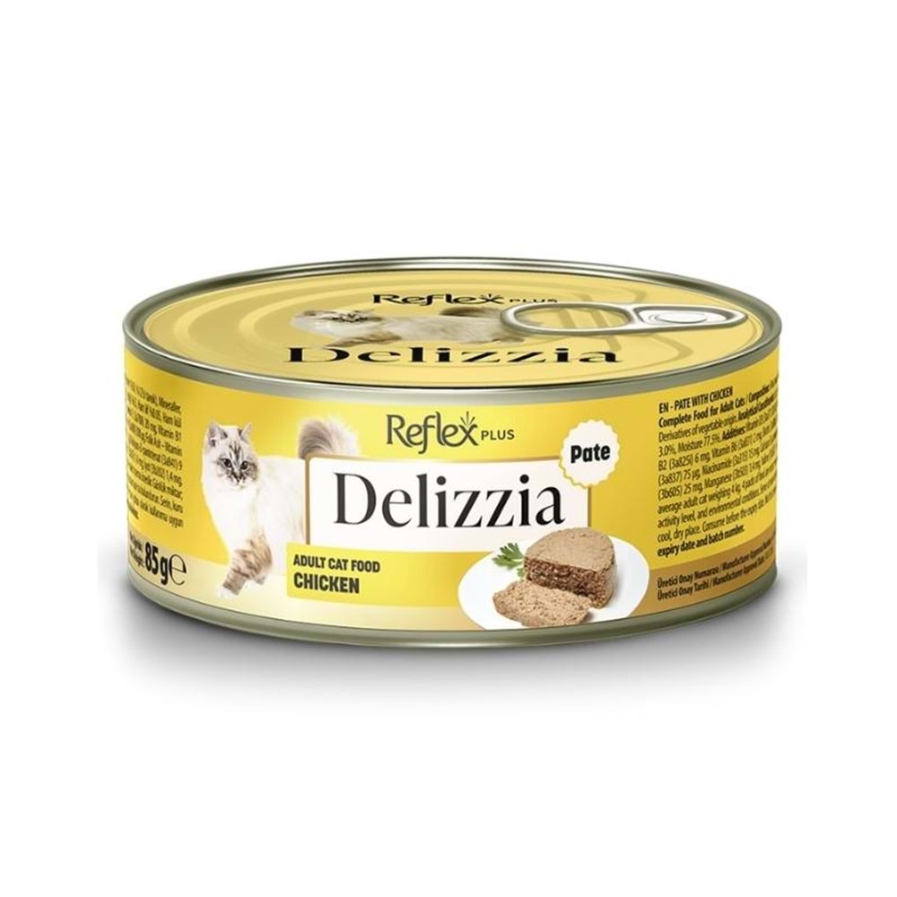 DELIZZIAKIYILMIŞTAVUKLUYETİŞKİNKEDİMAMASI 85GR