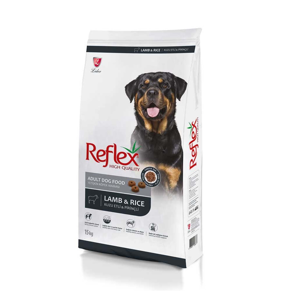 Reflex Lamb & Rıce Kuzu Etli Adult Dog Food 15 Kg