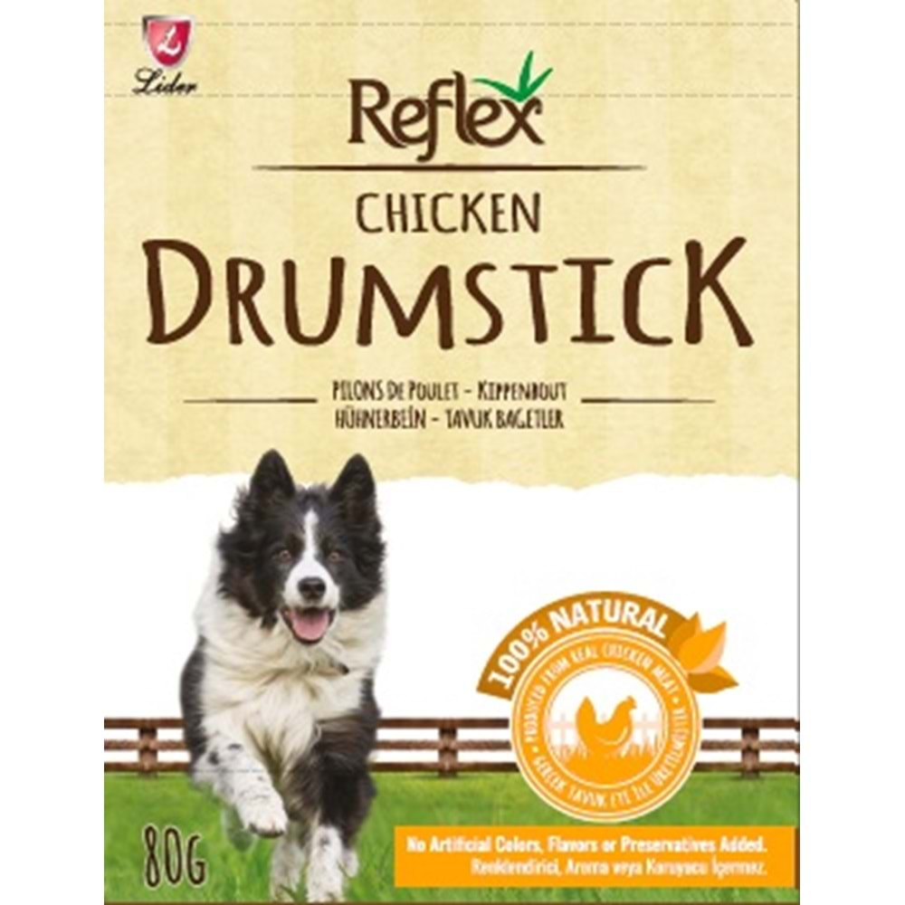 Reflex Köpek Tavuk Budu 80 Gr