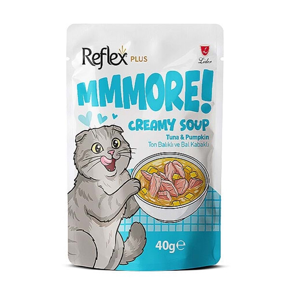 Reflex Plus MMore Ton Balıklı ve Balkabaklı Kedi Çorbası 40 Gr