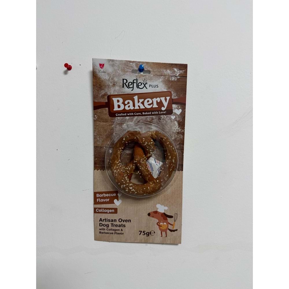 Reflex Plus Bakery Barbekü Aromalı Kolajenli Brezel Çiğnemelik Köpek Ödül Maması 65 G