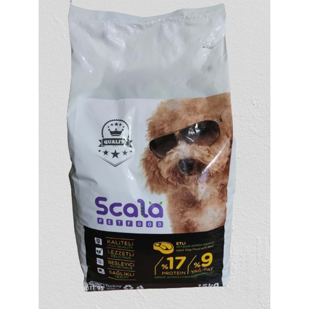 Scala Etli Yetişkin Köpek Açık Mama 1 Kg