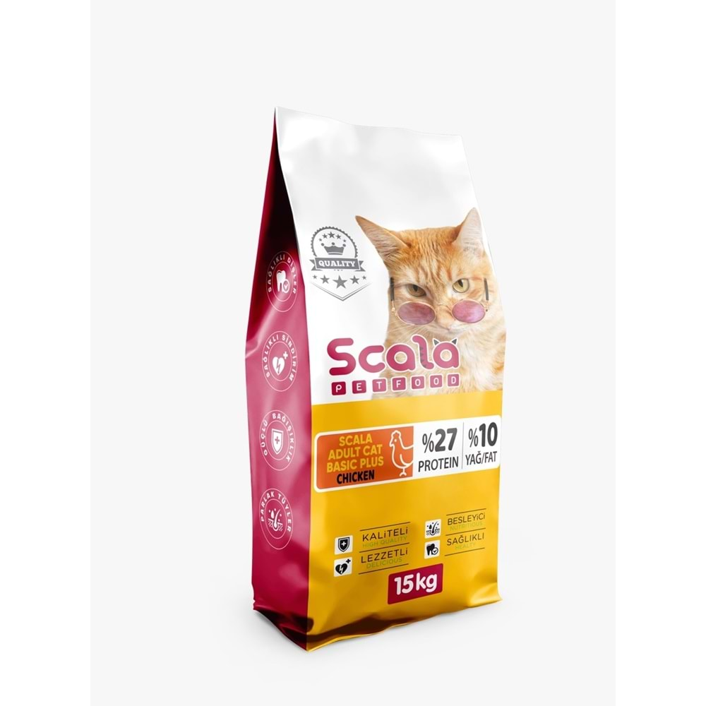 Scala Adult Cat Basıc Plus 27/10 Chıcken 15 Kg