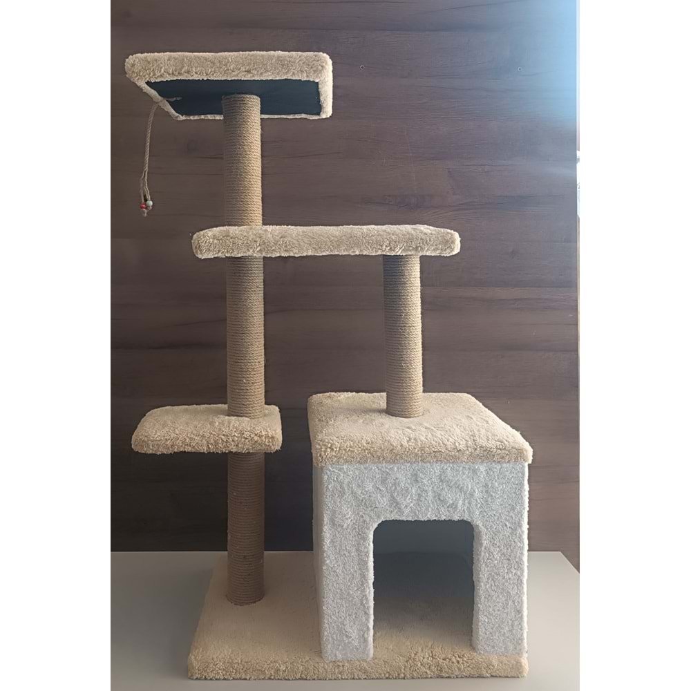 Üç Katlı Lüx Kedi Evi