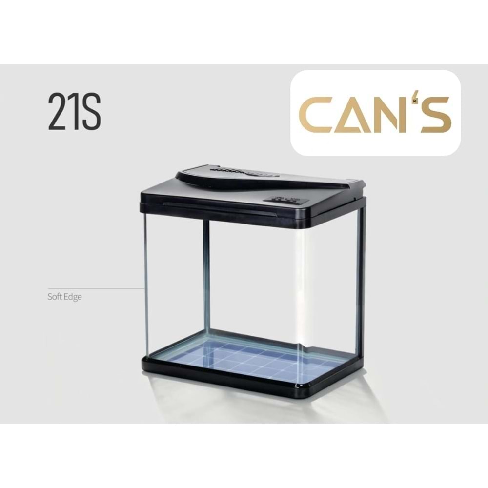 Cans Akvaryum 21S-620 61.5x33x47 cm White/Black