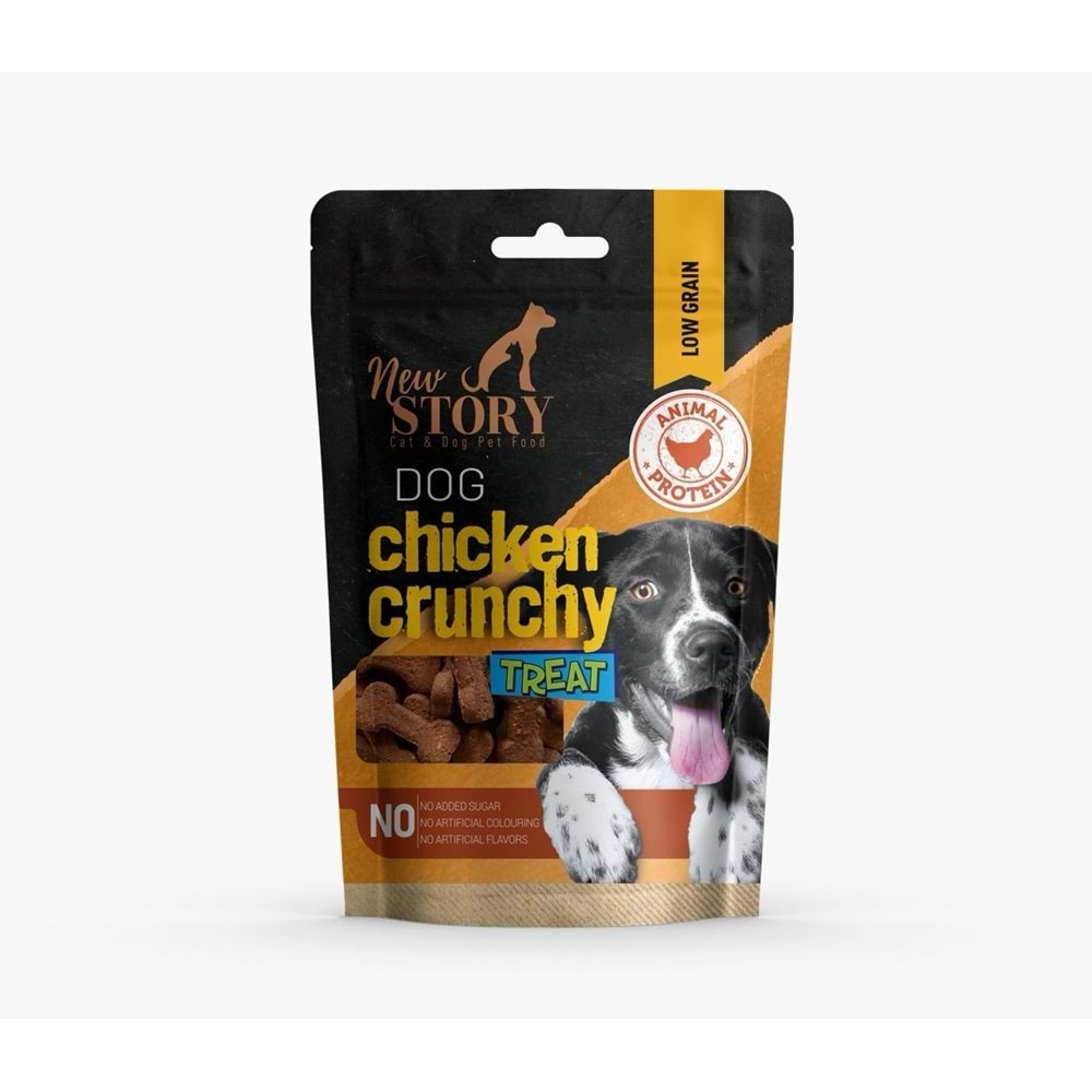 New Story Dog Chicken Crunchy 80 Gr