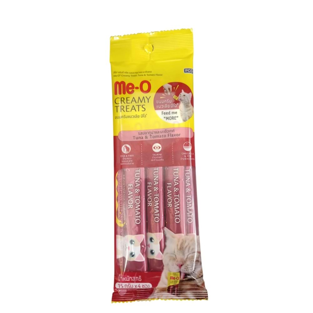 Meo Ton Balığı&Domates Krema Kedi Ödülü 4x15 Gr
