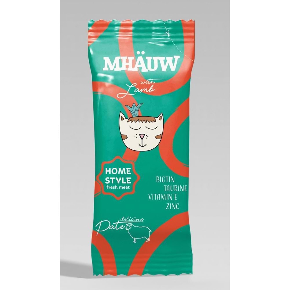 Mhauw Pouch Pate Lamb 80 Gr.