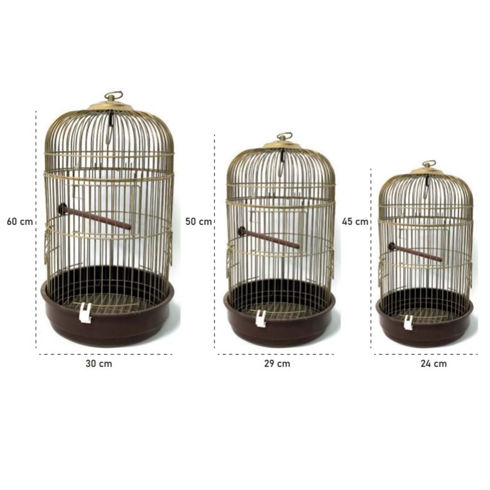 Silindir Kafes 3 lü Set