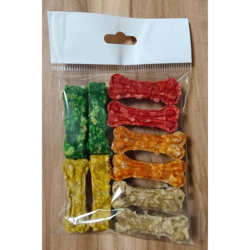 Dr.Sacchi Munchy Kemik Renkli 6 gr x 10 Ad.