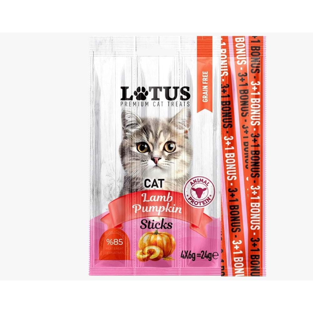 Lotus Lamb Pumpkin Sticks 4x6 Gr 24GR