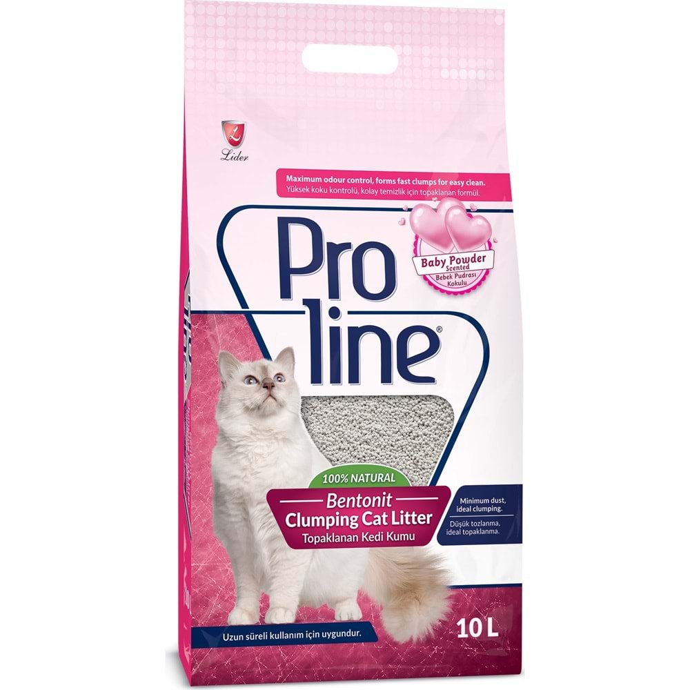 Proline 10 Lt Bebek Pudra Kokulu Kedi Kumu