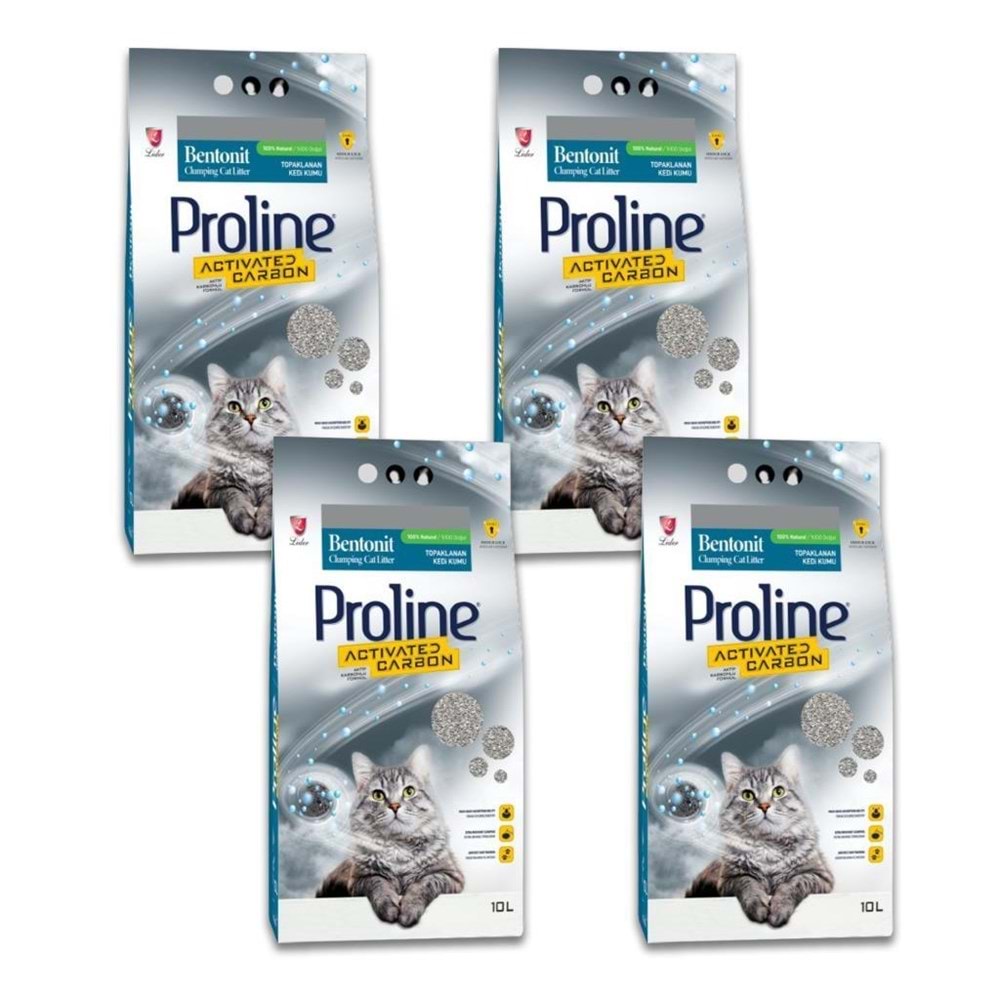 Proline 10 Lt Aktif Karbonlu Kedi Kumu