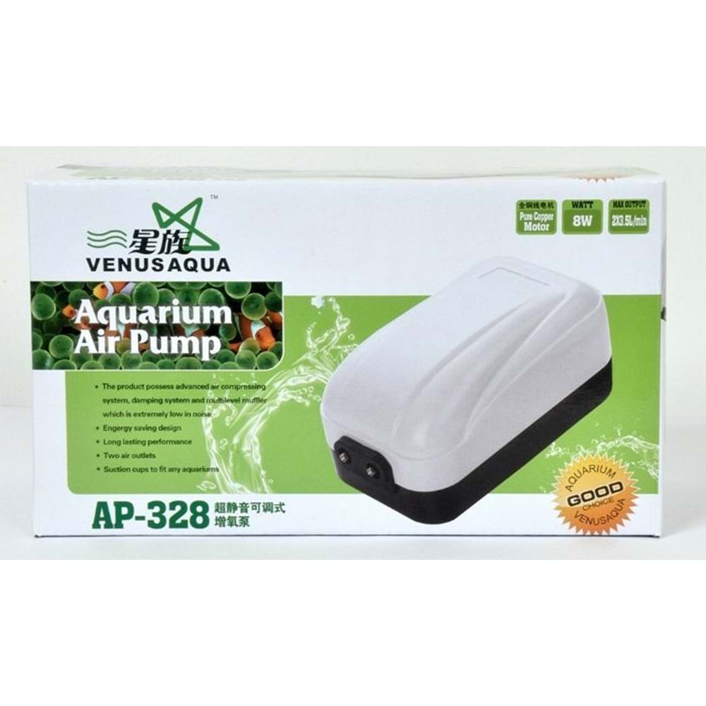Venus Aqua AP-328 Hava Motoru Çift Çkışlı