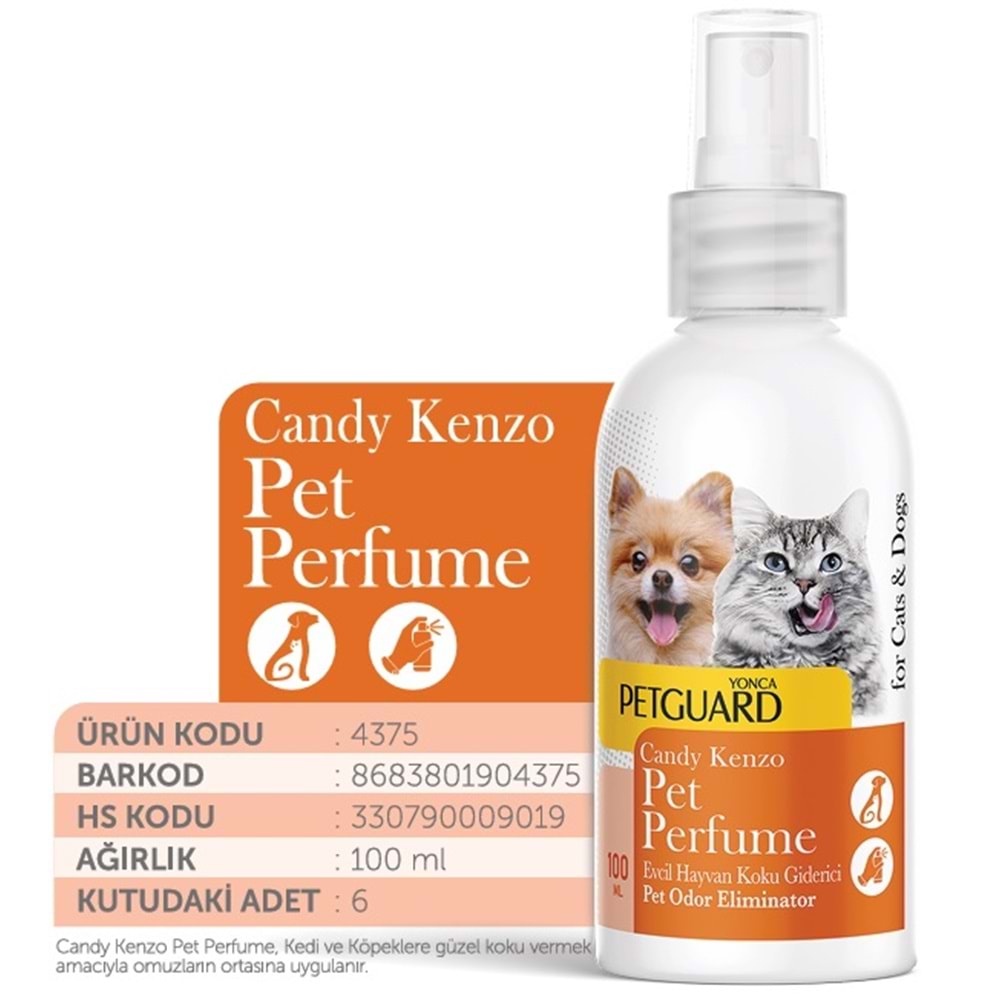 Petguard Candy Kenzo Kedi Köpek Parfüm 100Ml
