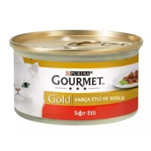 Gourmet Gold Sığır Etli Kedi Konservesi 85 Gr