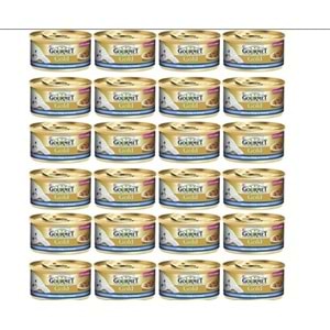 Gourmet Gold Çifte Lezzet Okyanus Balığı Ve Sebzeli Konserve Yaş Kedi Maması 85 Gr