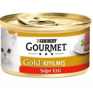 Gourmet Gold Kıyılmış Sığır Etli Kedi Konservesi 85 Gr