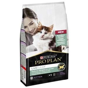 Pro Plan LiveClear Hindili Alerjen Azaltan Yavru Kedi Maması 1,4kg