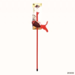 CATLİFE KEDİLER İÇİN TÜYLÜ BALIK OLTA